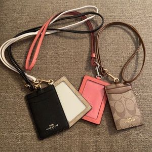 Coach lanyards